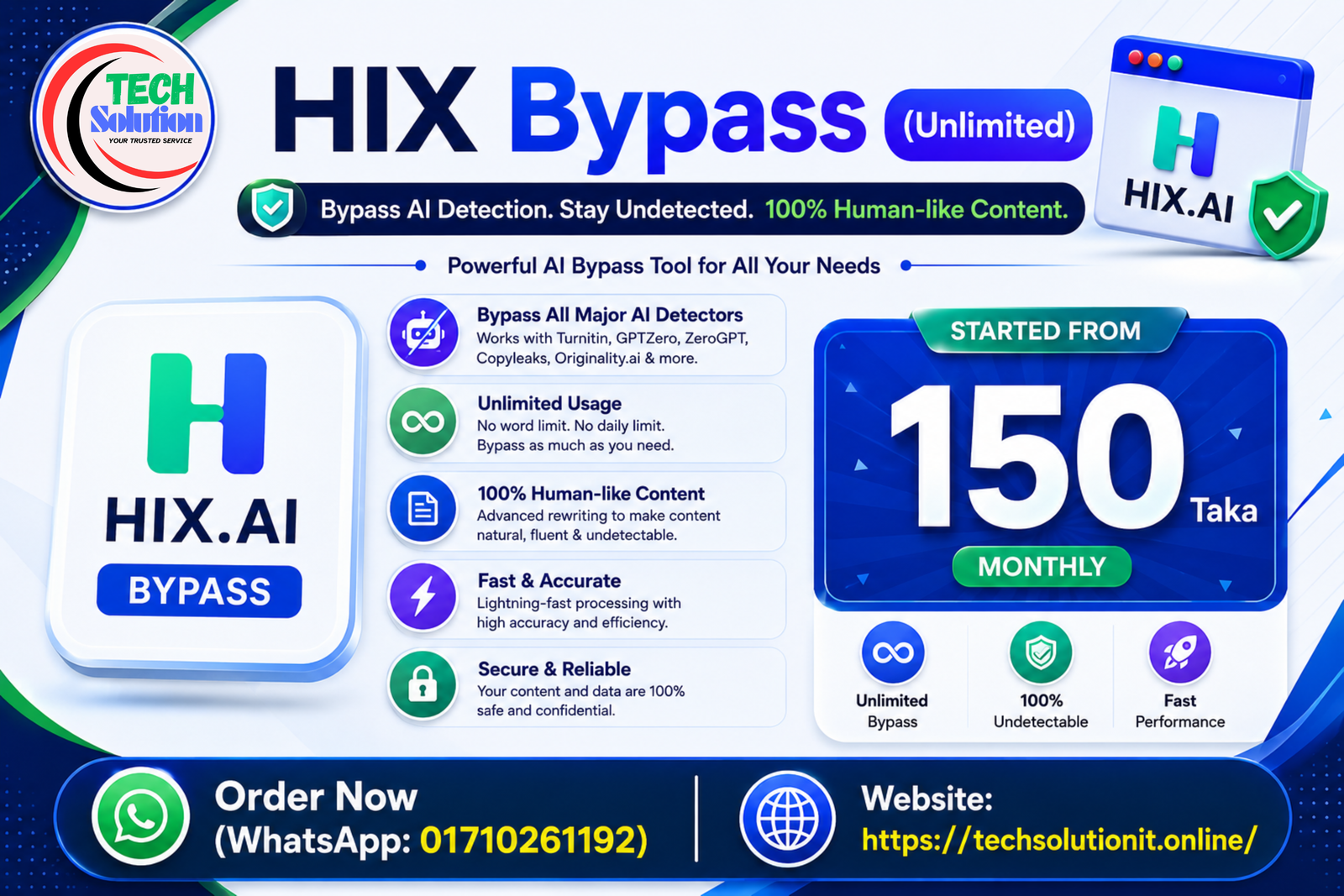 HIX AI I HIX Bypass AI Detection